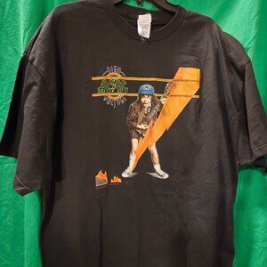 Vintage AC/DC Unisex High Voltage Black T-Shirt Short Sleeve 2X New! Never Worn.